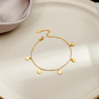304 Stainless Steel Charm Anklets FS-WGA577E-08-1