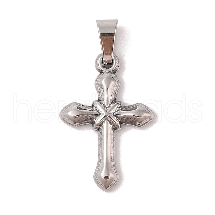 304 Stainless Steel Pendants STAS-M068-10P-1