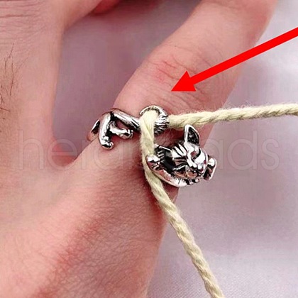 Alloy Cuff Rings PW-WG82684-07-1