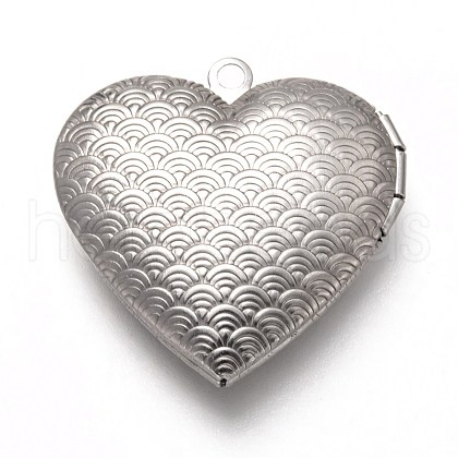 Tarnish Resistant 316 Stainless Steel Locket Pendants STAS-P268-05P-1
