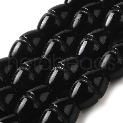 Natural Obsidian Beads Strands G-P521-C01-01-1