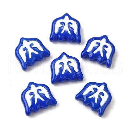 Handmade Lampwork Enamel Beads LAMP-S079-13B-1