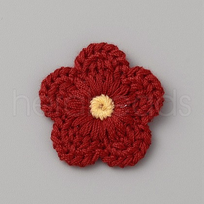 Two Tone Polyester Knitted Ornament Accessories DIY-WH0308-416D-1