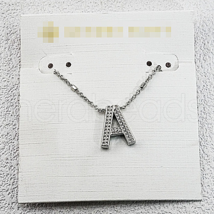 Brass Initial Pendant Necklaces for Women FS-WG8E27F-27-1