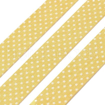 5M Cotton Linen Strar Printed Ribon OCOR-K008-01B-01-1