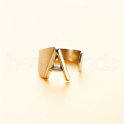 304 Stainless Steel Cuff Rings FS-WGEAFE6-01-1
