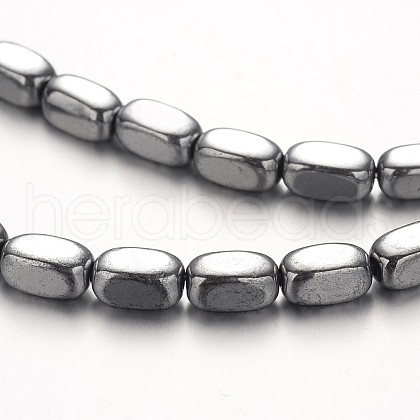Electroplate Non-magnetic Synthetic Hematite Bead Strands G-F300-40A-01-1