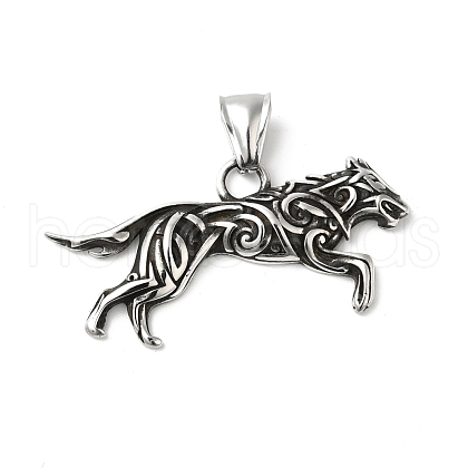 304 Stainless Steel Manual Polishing Pendants STAS-G274-20AS-1