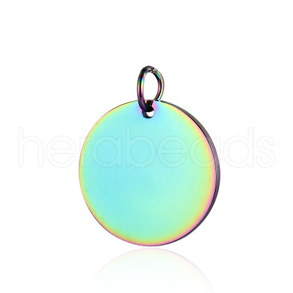 Ion Plating(IP) 304 Stainless Steel Pendants STAS-I311-06RC-1