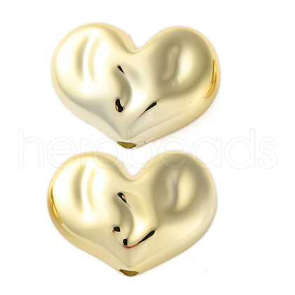 Electroplate Plating Opaque Acrylic Beads X-PACR-D288-04G-1