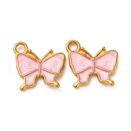 304 Stainless Steel Enamel Charms STAS-Q363-02B-G-1