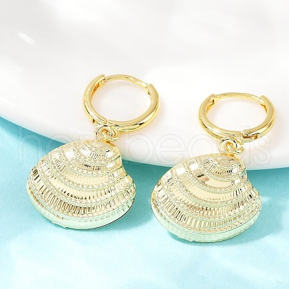 Brass Hoop Earrings EJEW-Q036-03B-G-1