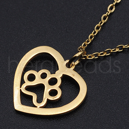 201 Stainless Steel Pendant Necklaces NJEW-S105-JN581-40-2-1
