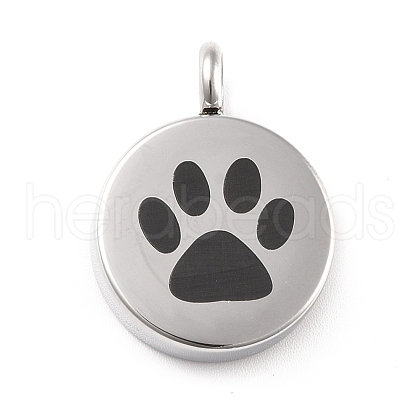Non-Tarnish 304 Stainless Steel Urn Pendants STAS-D179-22P-1