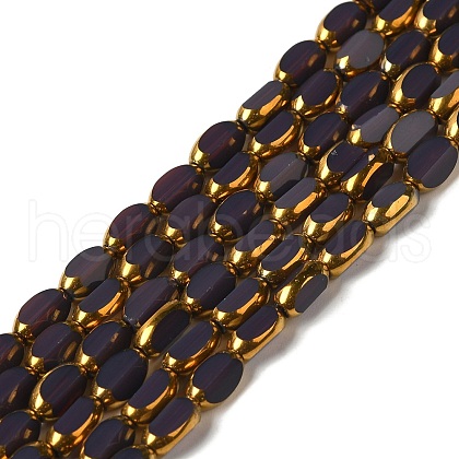 Electroplate Glass Beads Strands EGLA-P061-02A-05-1