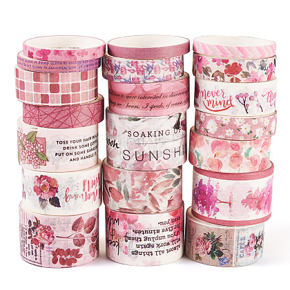 20pcs 5 Styles Scrapbooking Stickers DIY-TAC0029-03D-1