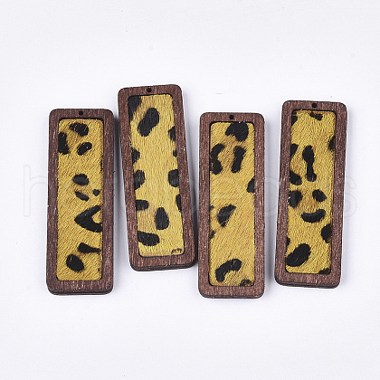 Eco-Friendly Cowhide Leather Big Pendants FIND-S301-30C-05-1