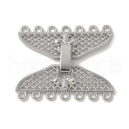 Brass Snap Clasps KK-U052-26P-1