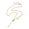 Brass Paperclip Chains Necklaces NJEW-JN04844-4