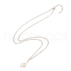 Rack Plating Alloy Hand Pendant Necklaces Sets NJEW-B081-10-4