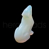 Gemstone Carved Healing Wolf Figurines G-H288-03-5