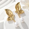 304 Stainless Steel Butterfly Wing Stud Earrings EJEW-S253-22G-5