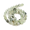 Natural Prehnite Beads Strands G-C150-B02-02-4