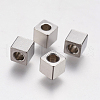 Tarnish Resistant 304 Stainless Steel Beads STAS-F195-027P-4x4mm-1