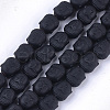 Spray Painted Non-magnetic Synthetic Hematite Beads Strands X-G-T116-28-17-1