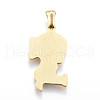 Ion Plating(IP) 304 Stainless Steel Pendants STAS-K162-022G-2