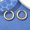 Ion Plating(IP) 304 Stainless Steel Huggie Hoop Earrings EJEW-F111-20mm-G-5