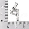 Non-Tarnish 304 Stainless Steel Pendants STAS-F235-01P-P-3