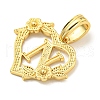 Heart Brass Pendants KK-I714-04G-N-2