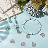 SUNNYCLUE 100Pcs Tibetan Style Alloy Pendants TIBE-SC0009-38-4