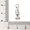 Rack Plating Brass Pave Natural Gemstone Fish Charms with Jump Rings KK-L225-013P-3