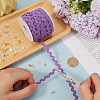 Gorgecraft 1 Strand Wave Bending Fringe Trim FIND-GF0006-65D-3