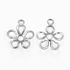 Tarnish Resistant 304 Stainless Steel Charms STAS-P175-34P-2