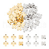 Unicraftale 50Pcs 2 Colors Brass Beads KK-UN0002-31-1