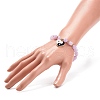 Natural Amethyst Stretch Bracelet BJEW-JB08525-05-3