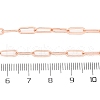 Brass Paperclip Chains Necklaces for Women NJEW-D302-69RG-5