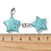 Synthetic Turquoise Pendants G-B127-12P-09-3