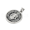 304 Stainless Steel Pendants STAS-F310-16AS-2