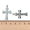 Rack Plating Brass Epoxy Resin Pendants KK-K380-06P-3