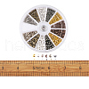 Brass Crimp Beads Covers and Crimp Beads KK-TA0007-02-7
