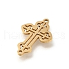 201 Stainless Steel Laser Cut Connector Charms STAS-R132-13G-2