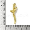 Rack Plating Brass Micro Pave Cubic Zirconia Pendants KK-A210-03H-G-3