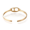 Brass Cuff Bangles BJEW-F411-01G-3