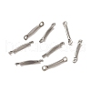 Non-Tarnish 304 Stainless Steel Connector Charms X-STAS-Q323-10P-1