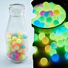 120Pcs Silicone Beads 12mm Fluorescent Silicone Beads for Keychain Making JX328A-3