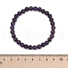 Natural Amethyst Beaded Stretch Bracelets BJEW-D446-B-47-6